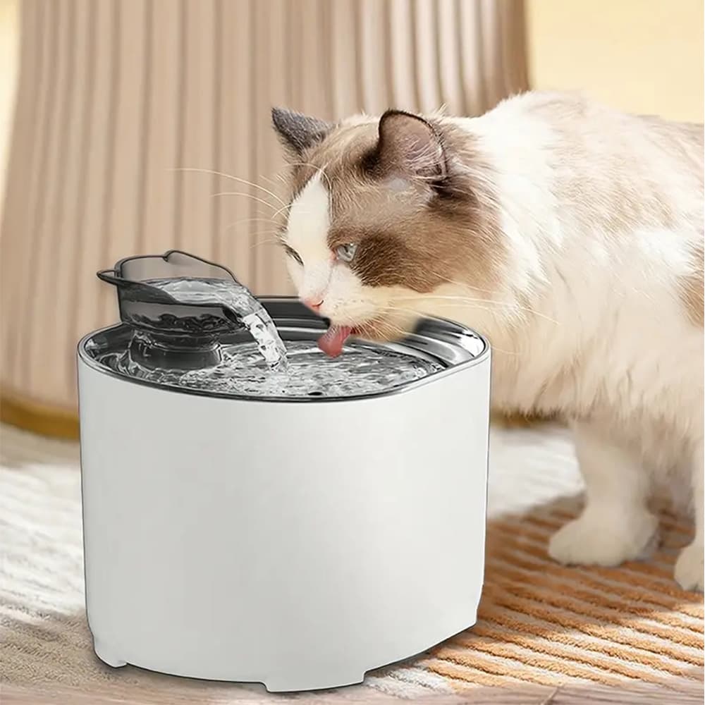 Cat Water Fountain Auto Recirculate Filtring Cats Dog Water Dispenser USB Electric Mute Pu